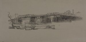 オールド バタシー ブリッジ、No. 2 作： James Abbott McNeill Whistler