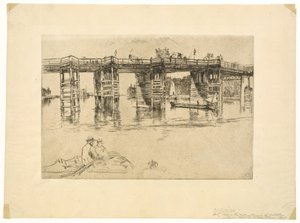 オールド パトニー ブリッジ 作： James Abbott McNeill Whistler