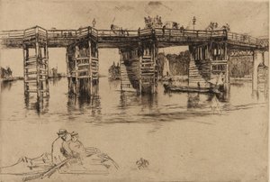 オールド パトニー ブリッジ 作： James Abbott McNeill Whistler