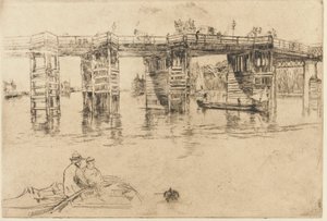 オールド パトニー ブリッジ 作： James Abbott McNeill Whistler