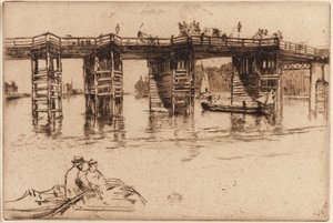 オールド パトニー ブリッジ 作： James Abbott McNeill Whistler