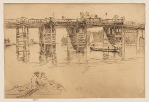 オールド パトニー ブリッジ 作： James Abbott McNeill Whistler