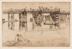 オールド パトニー ブリッジ 作： James Abbott McNeill Whistler