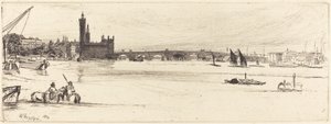 オールド ウェストミンスター ブリッジ 作： James Abbott McNeill Whistler