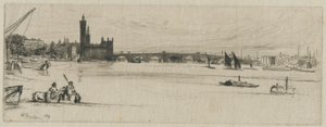 オールド ウェストミンスター ブリッジ 作： James Abbott McNeill Whistler