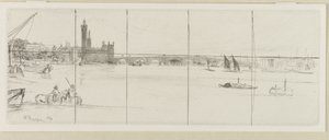 オールド ウェストミンスター ブリッジ 作： James Abbott McNeill Whistler