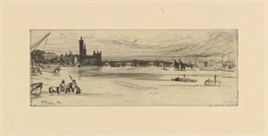 オールド ウェストミンスター ブリッジ 作： James Abbott McNeill Whistler