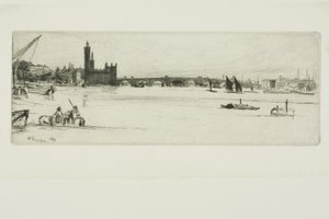 オールド ウェストミンスター ブリッジ 作： James Abbott McNeill Whistler