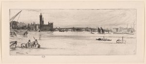 オールド ウェストミンスター ブリッジ 作： James Abbott McNeill Whistler