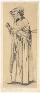 ショールと帽子の老婆 作： James Abbott McNeill Whistler