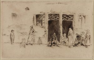 年老いた女性 作： James Abbott McNeill Whistler