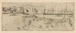 ペニー・パッセンジャーズ、ライムハウス 作： James Abbott McNeill Whistler