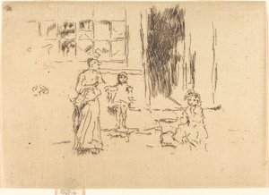 ペチコートレーン 作： James Abbott McNeill Whistler