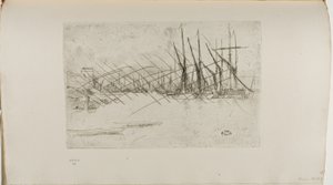 ピクルス ニシン ワーフ 作： James Abbott McNeill Whistler
