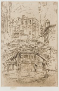 ピオヴァン橋 作： James Abbott McNeill Whistler