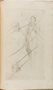 F.R. を含むポートレート スケッチ レイランドとウィスラー 作： James Abbott McNeill Whistler