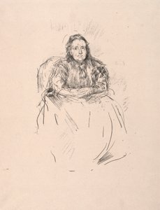 肖像画の習作 - フィリップ夫人 作： James McNeill Whistler