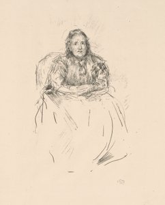 肖像画の研究フィリップ夫人 作： James McNeill Whistler