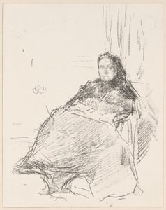ポートレイト スタディ: フィリップ夫人、No. 2 作： James Abbott McNeill Whistler