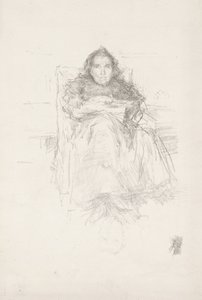 ポートレイト スタディ: フィリップ夫人、No. 3 作： James Abbott McNeill Whistler