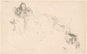 Portrait Study: Mrs. Philip, No. 4 [Studies of the Philips] 作： James Abbott McNeill Whistler