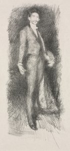 ロベール・ド・モンテスキュー伯爵の肖像 作： James McNeill Whistler