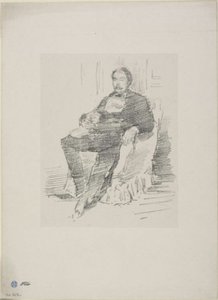 ウィスラー博士の肖像 No. 2 作： James Abbott McNeill Whistler