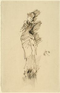モード・フランクリンの肖像 作： James McNeill Whistler
