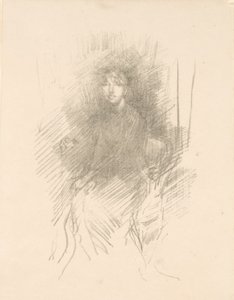 若い女性の肖像［ミス・セトン］ 作： James McNeill Whistler