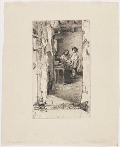 ラグピッカーズ、ムフタール地区、パリ 作： James Abbott McNeill Whistler