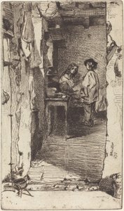 ラグピッカーズ、ムフタール地区、パリ 作： James Abbott McNeill Whistler