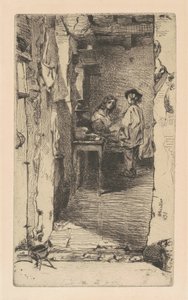 ラグピッカーズ、ムフタール地区、パリ 作： James Abbott McNeill Whistler