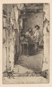 ラグピッカーズ、ムフタール地区、パリ 作： James Abbott McNeill Whistler