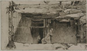 ラグピッカーズ、ムフタール地区、パリ 作： James Abbott McNeill Whistler