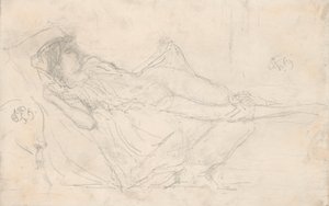 リクライニング・フィギュア 作： James McNeill Whistler