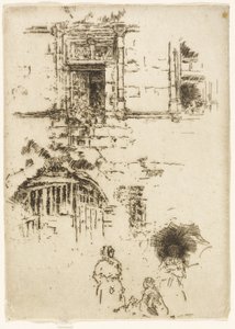 ルネサンスの窓 作： James Abbott McNeill Whistler