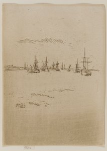 ティルベリーに戻る 作： James Abbott McNeill Whistler