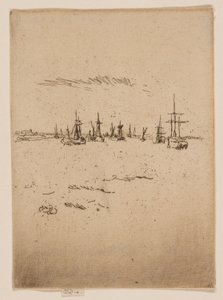 ティルベリーに戻る 作： James Abbott McNeill Whistler