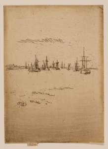 ティルベリーに戻る 作： James McNeill Whistler