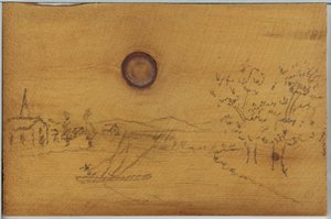 川の風景 作： James Abbott McNeill Whistler