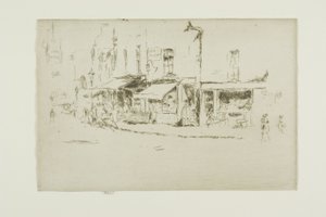 ロチェスターロウ、ウェストミンスター 作： James Abbott McNeill Whistler