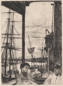 Rotherhithe K. 66 III から 作： James Abbott McNeill Whistler