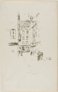 ファステンバーグ通り 作： James Abbott McNeill Whistler