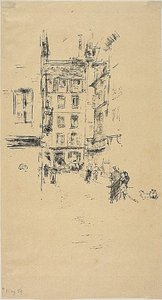 ファステンバーグ通り 作： James Abbott McNeill Whistler