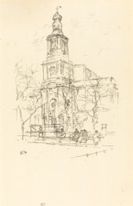 セントアンズ、ソーホー 作： James Abbott McNeill Whistler