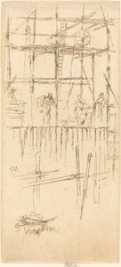 サボイ足場 作： James Abbott McNeill Whistler