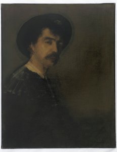 自画像 作： James Abbott McNeill Whistler