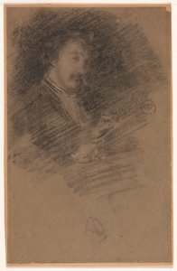 自画像 作： James Abbott McNeill Whistler