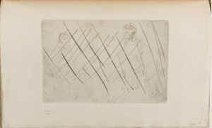 頭のスケッチ 作： James Abbott McNeill Whistler