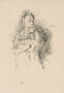 ウィリアム・E・ヘンリーのスケッチ 作： James Abbott McNeill Whistler